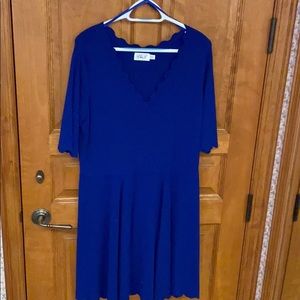 Eliza J blue dress